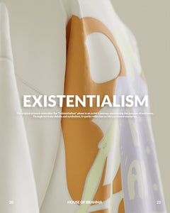 Existentialism - White Oversized T-shirt