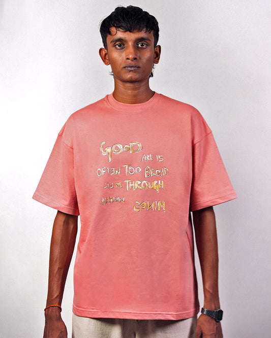 Eternity // Peach Oversized Unisex T-shirt