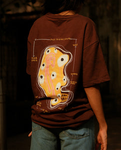 DNA - Coffee Brown Oversized Unisex T-shirt