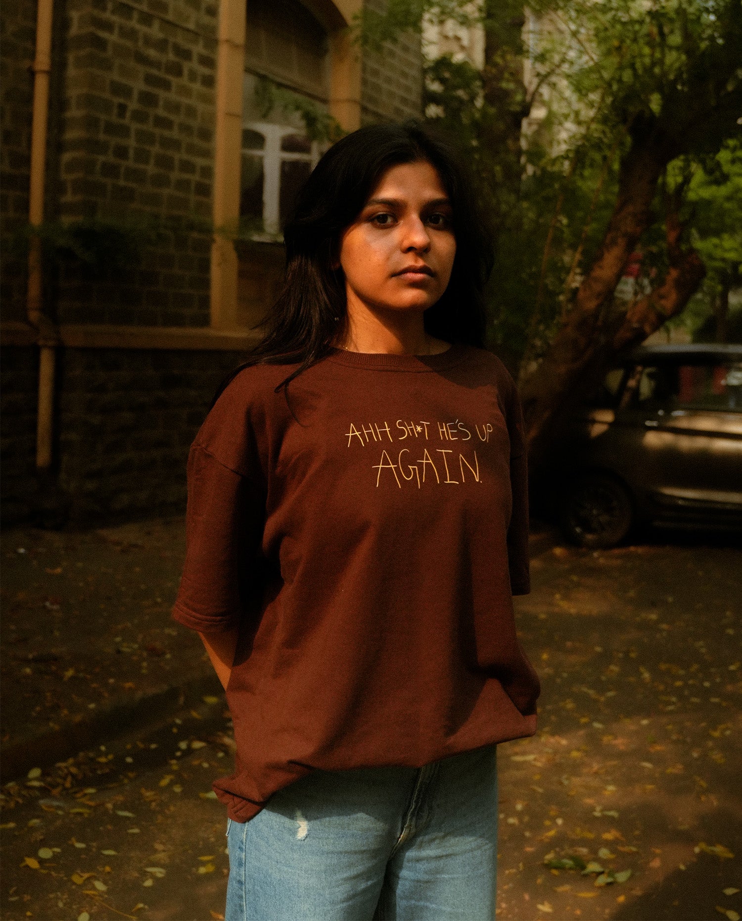 DNA - Coffee Brown Oversized Unisex T-shirt