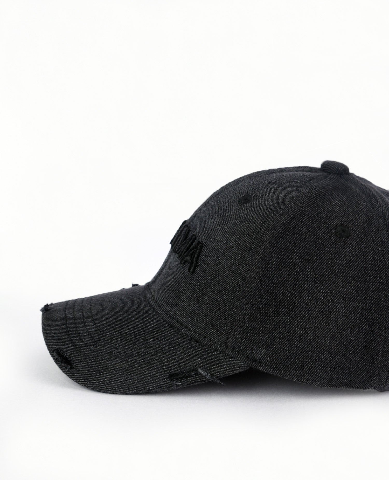 All Black // Denim Baseball Cap