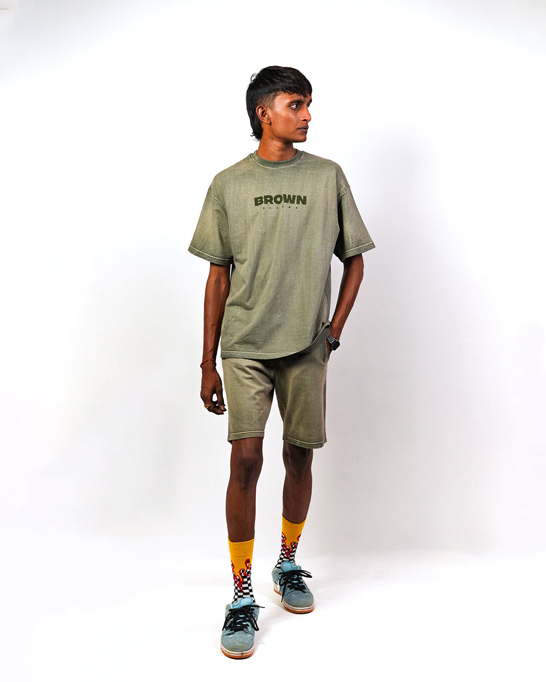 Forest Green // Box Fit Oversized Unisex T-shirt