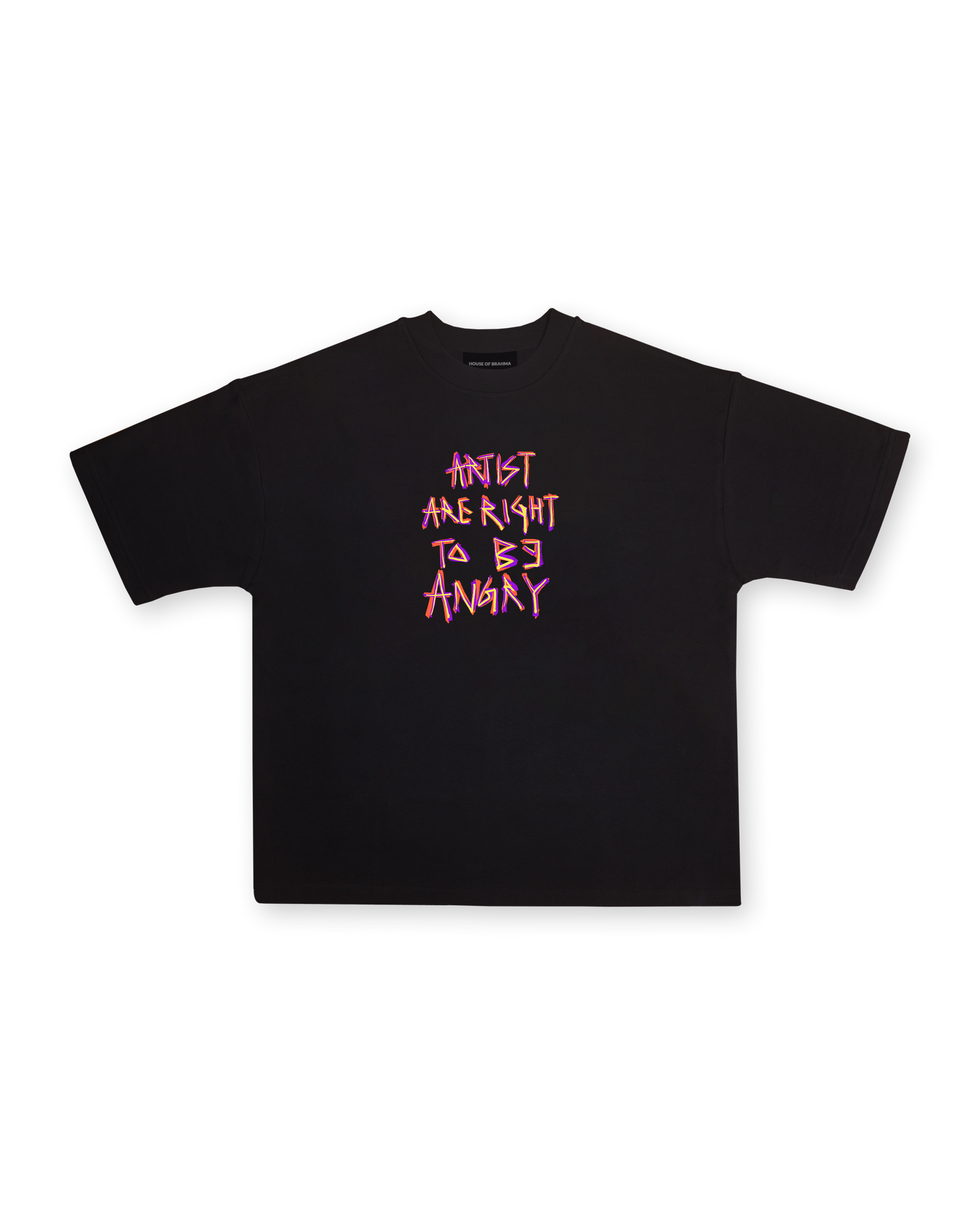 Agony // Black Oversized Unisex T-shirt