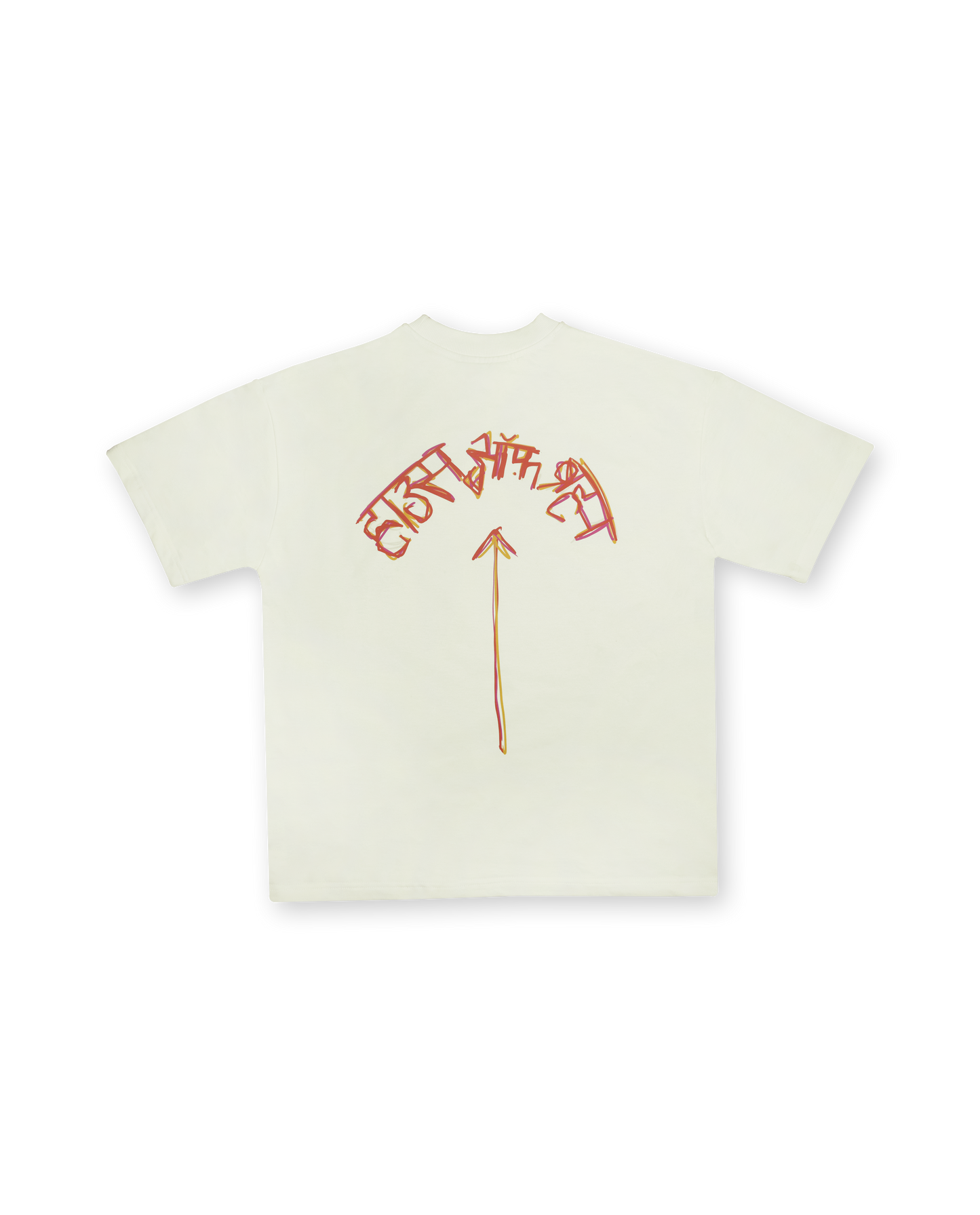 Alien // Beige Oversized Unisex T-shirt