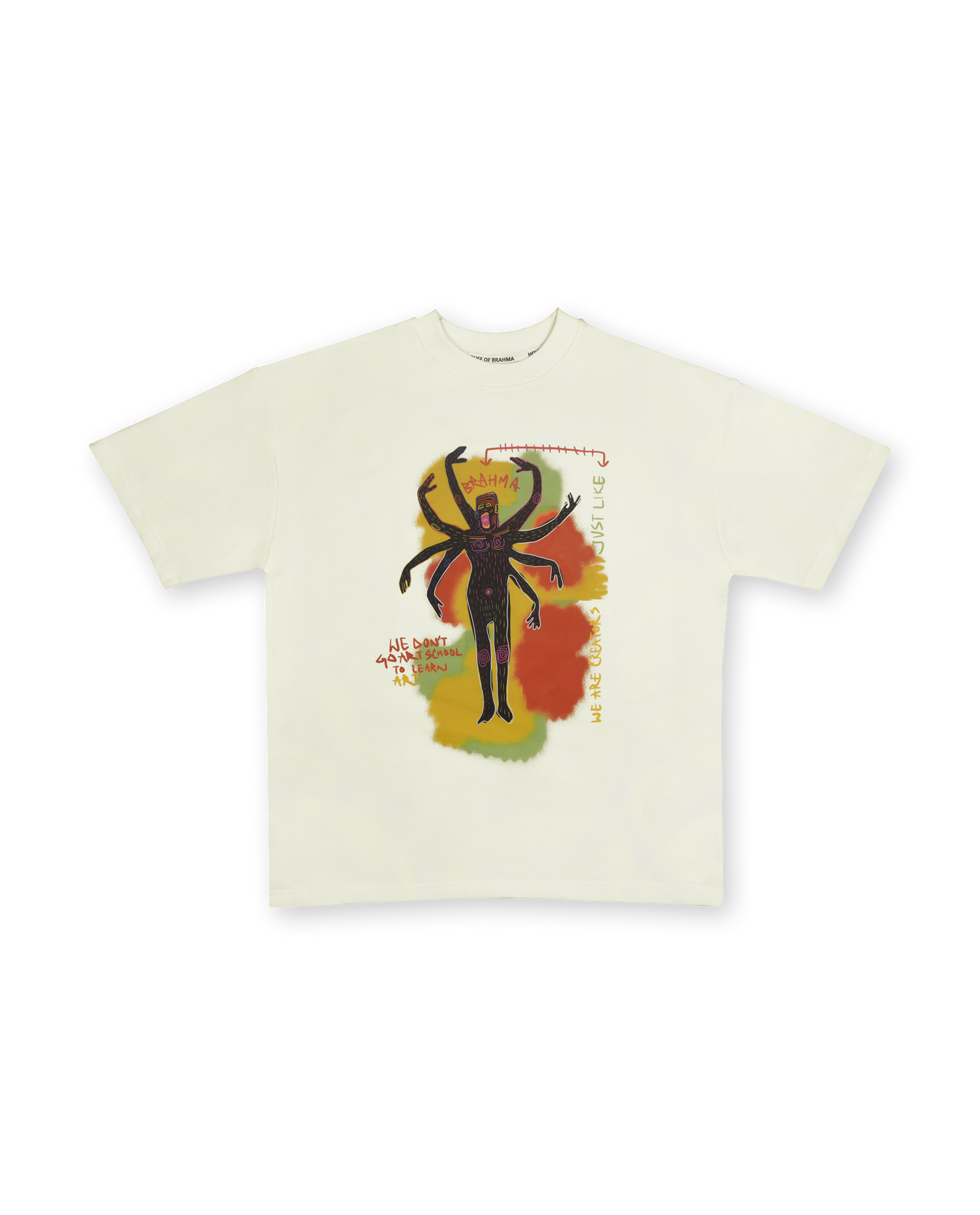 Alien // Beige Oversized Unisex T-shirt