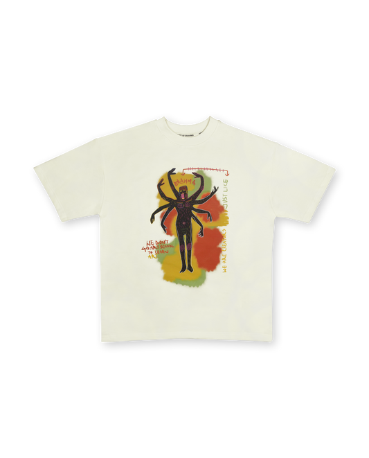 Alien // Beige Oversized Unisex T-shirt