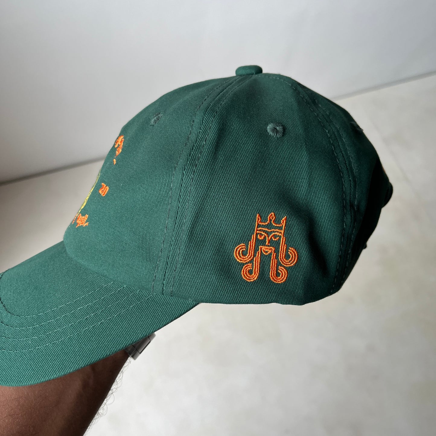 Hustler // Dark Green Dad Cap