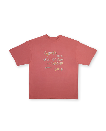 Eternity // Peach Oversized Unisex T-shirt