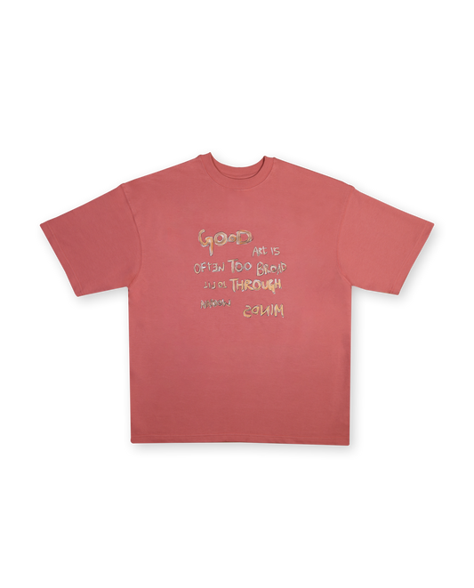 Eternity // Peach Oversized Unisex T-shirt