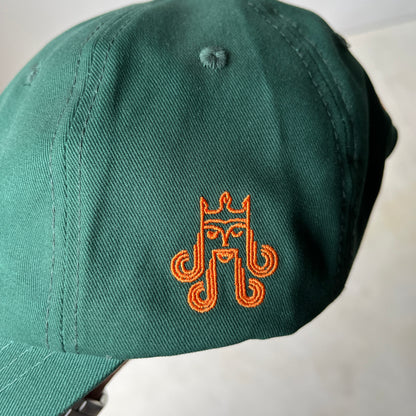 Hustler // Dark Green Dad Cap