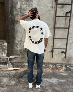 Wrath of God // Beige Oversized Unisex T-shirt
