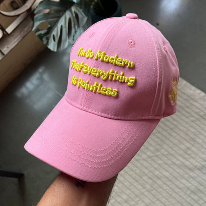 Pointless // Baby Pink Baseball Cap