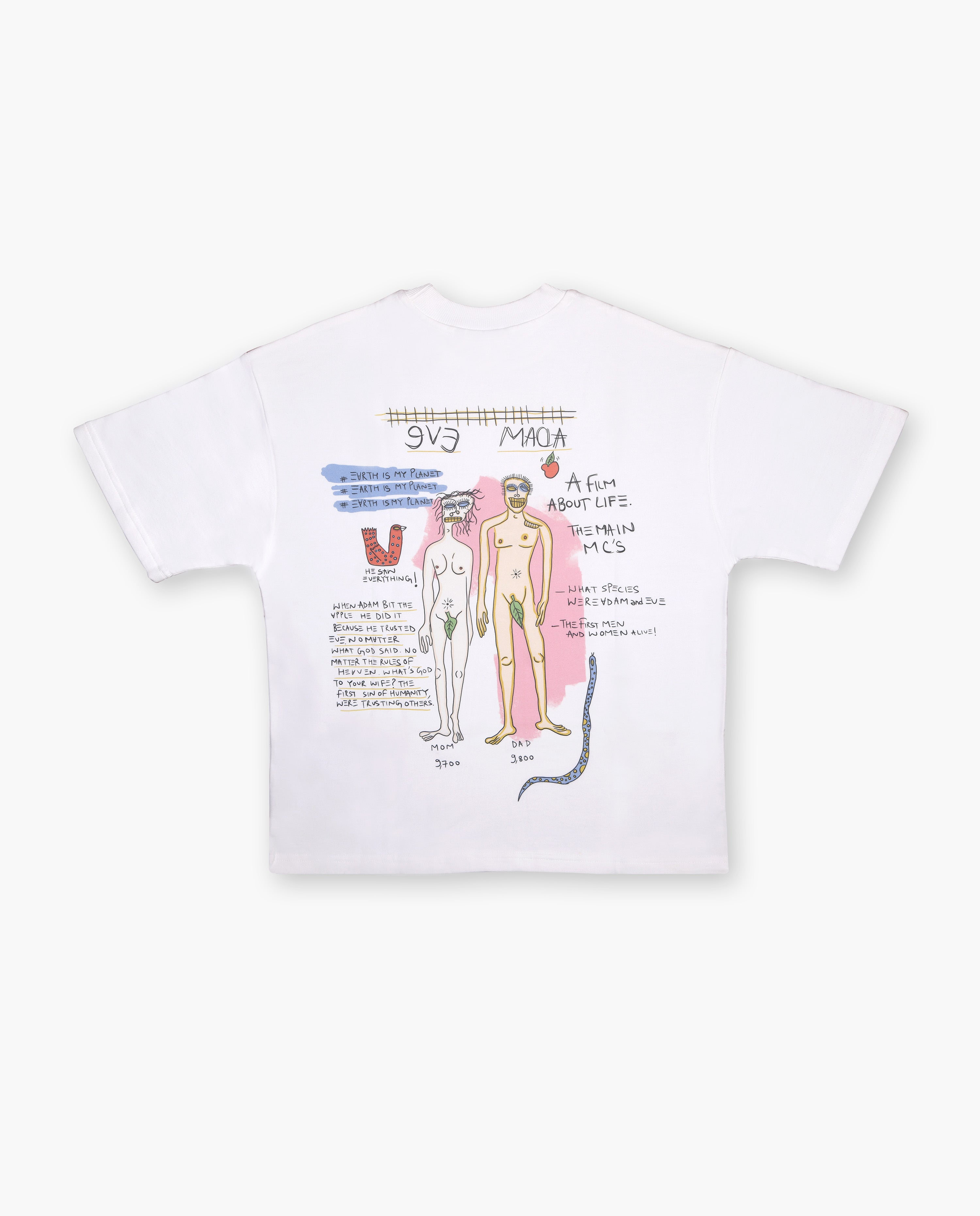 Eve culture 文化 no.12 MESH T white 12T White Culture Z T-shirt